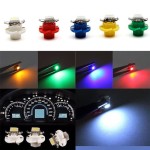 Led bulb 1 smd 5050 socket T5 B8.4D, white color, for dashboard and center console